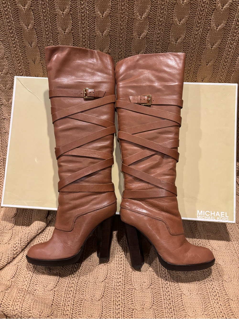 MICHAEL Michael Kors Greenwich Belted Boots